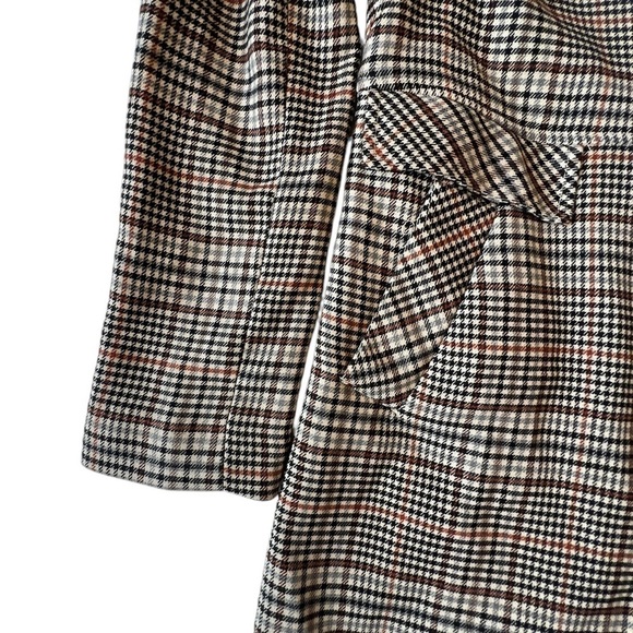 H&M Plaid peacoat size 10 NWOT - Picture 4 of 9